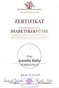 Berufsfachschule Wellness-Kosmetik - Seminar Diabetikerf&uuml;sse